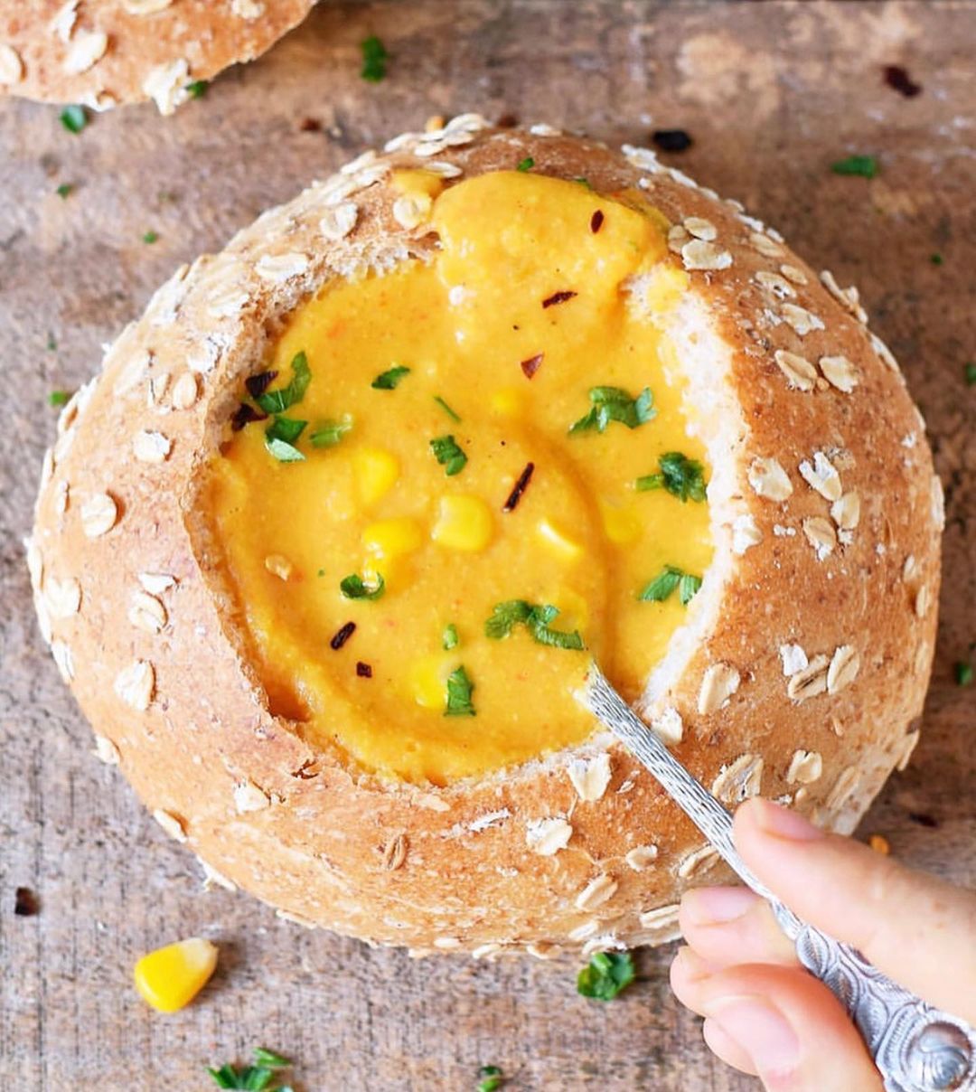 Vegan Creamy Corn Chowder