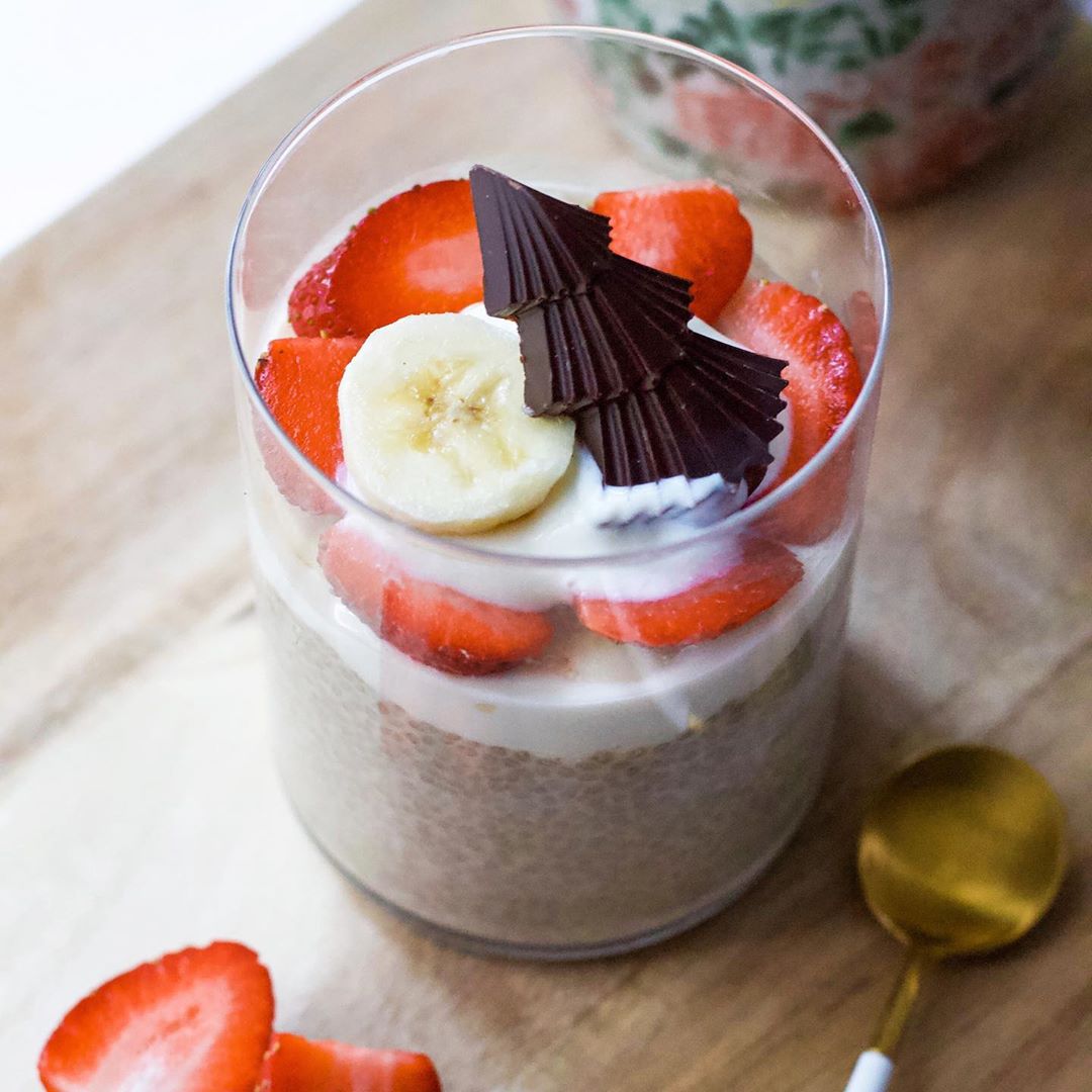 Ginger Vanilla Festive Chia Pudding
