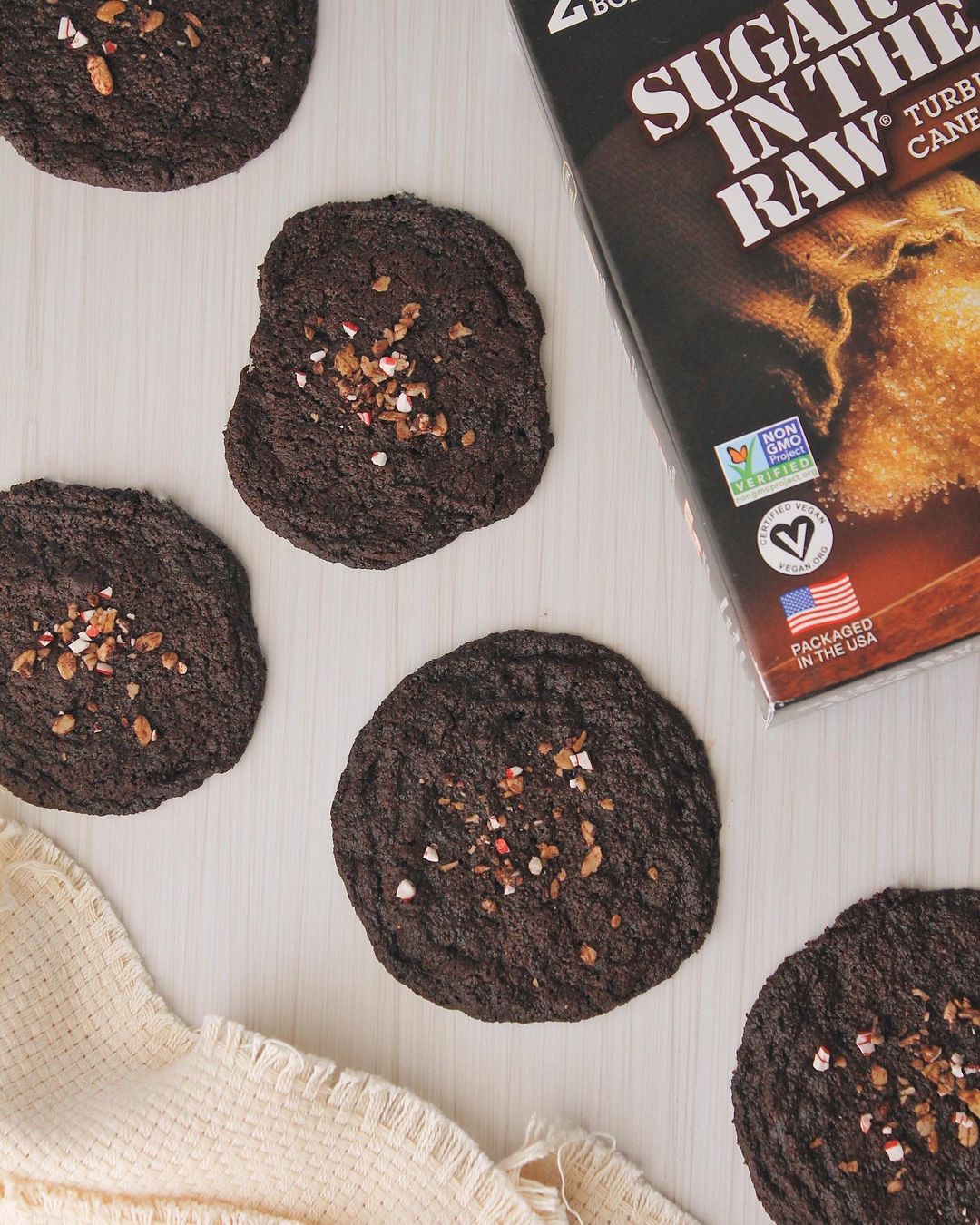 Homemade Brownie Cookies with Chocolate and Cocoa