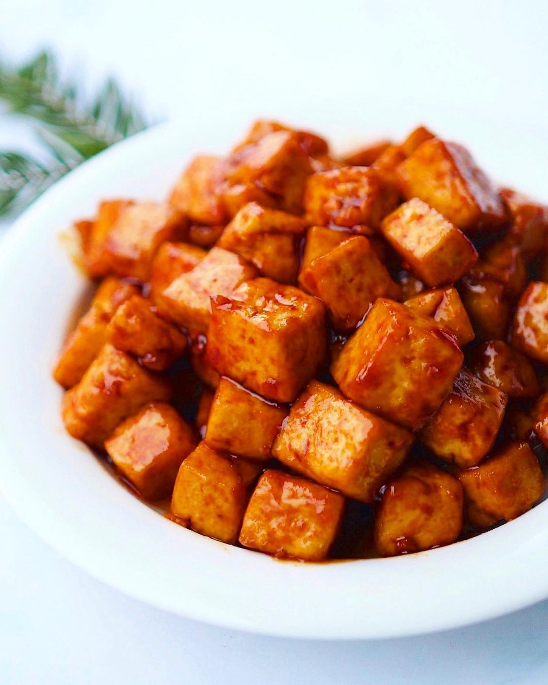 Crispy Tofu with Teriyaki Sauce