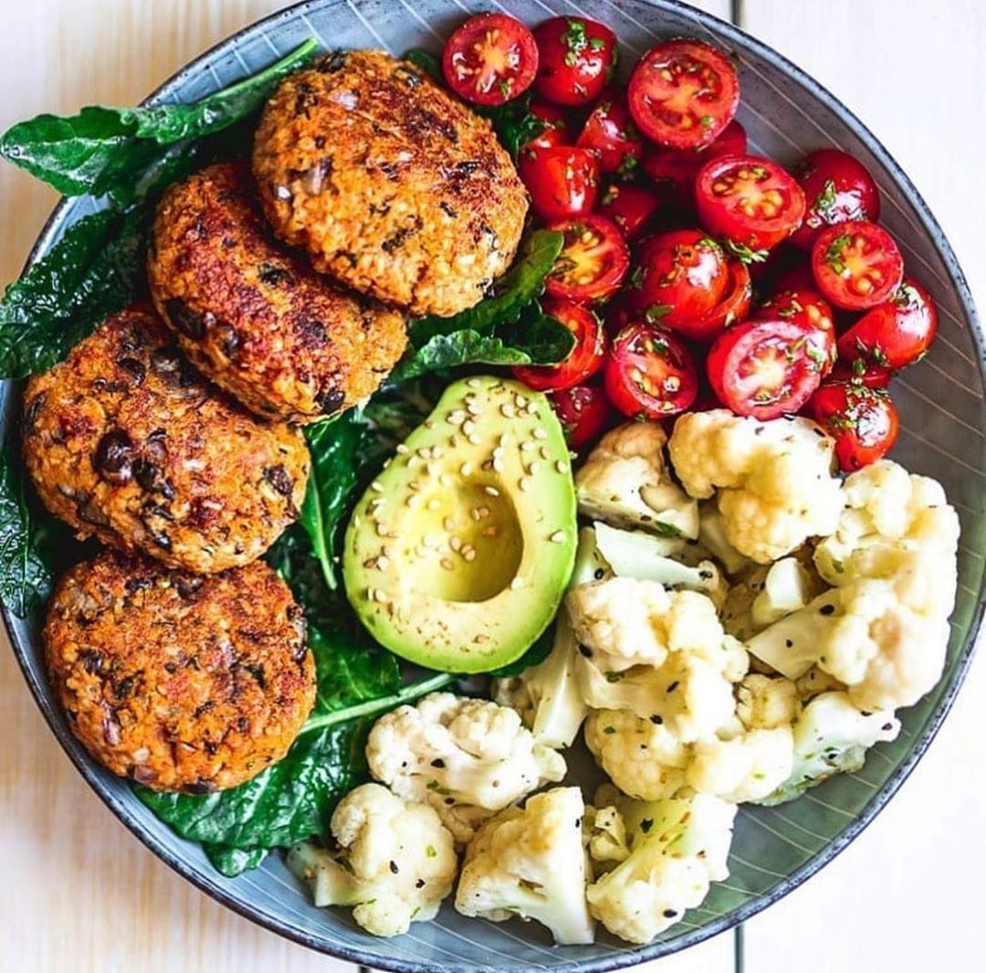 Millet and Black Bean Burgers