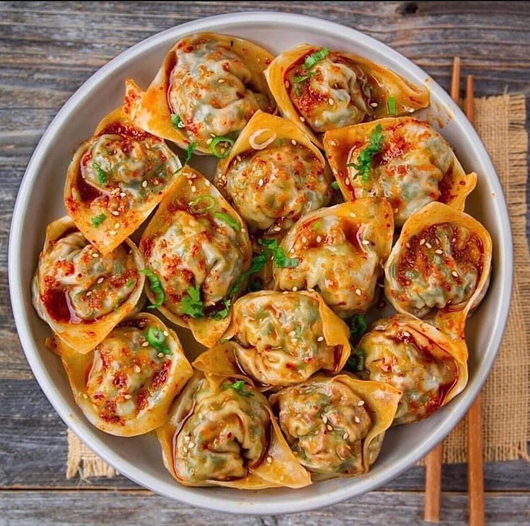 Vegan Spicy Steamed Dumplings