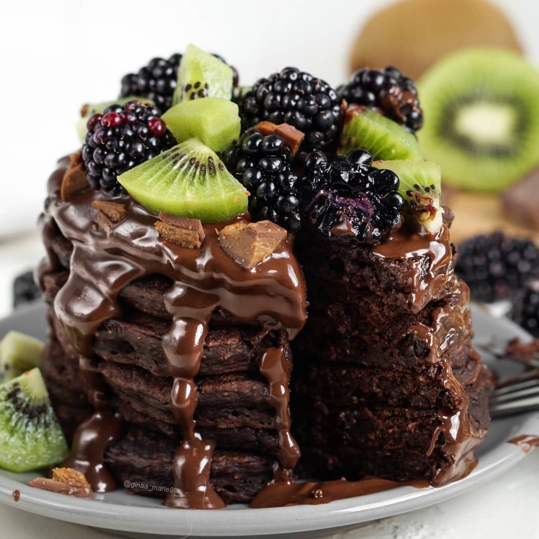 Fluffy Gluten-Free Chocolate Pancakes