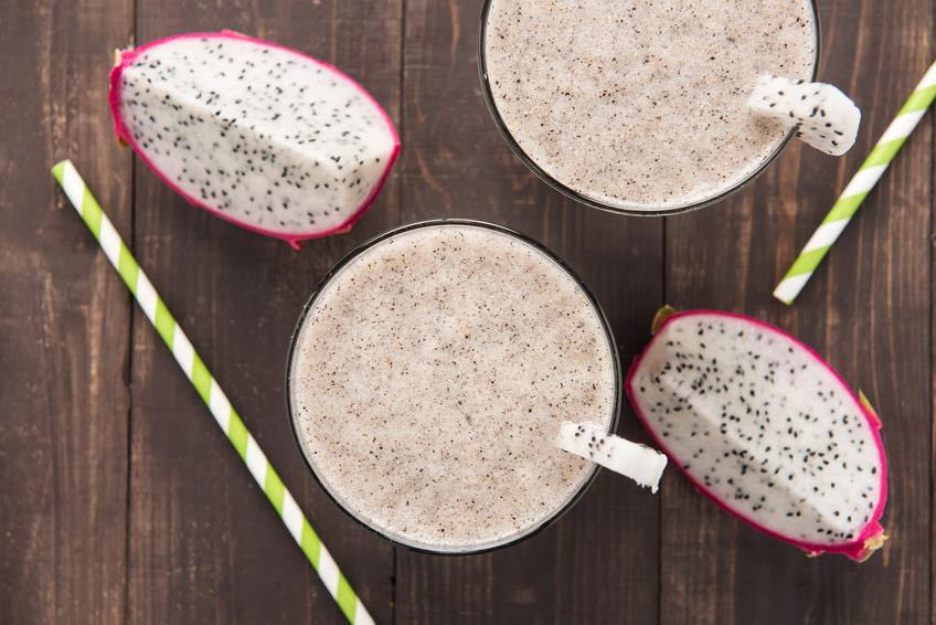 Dreamy Dragonfruit Milkshake with Banana and Almond Milk