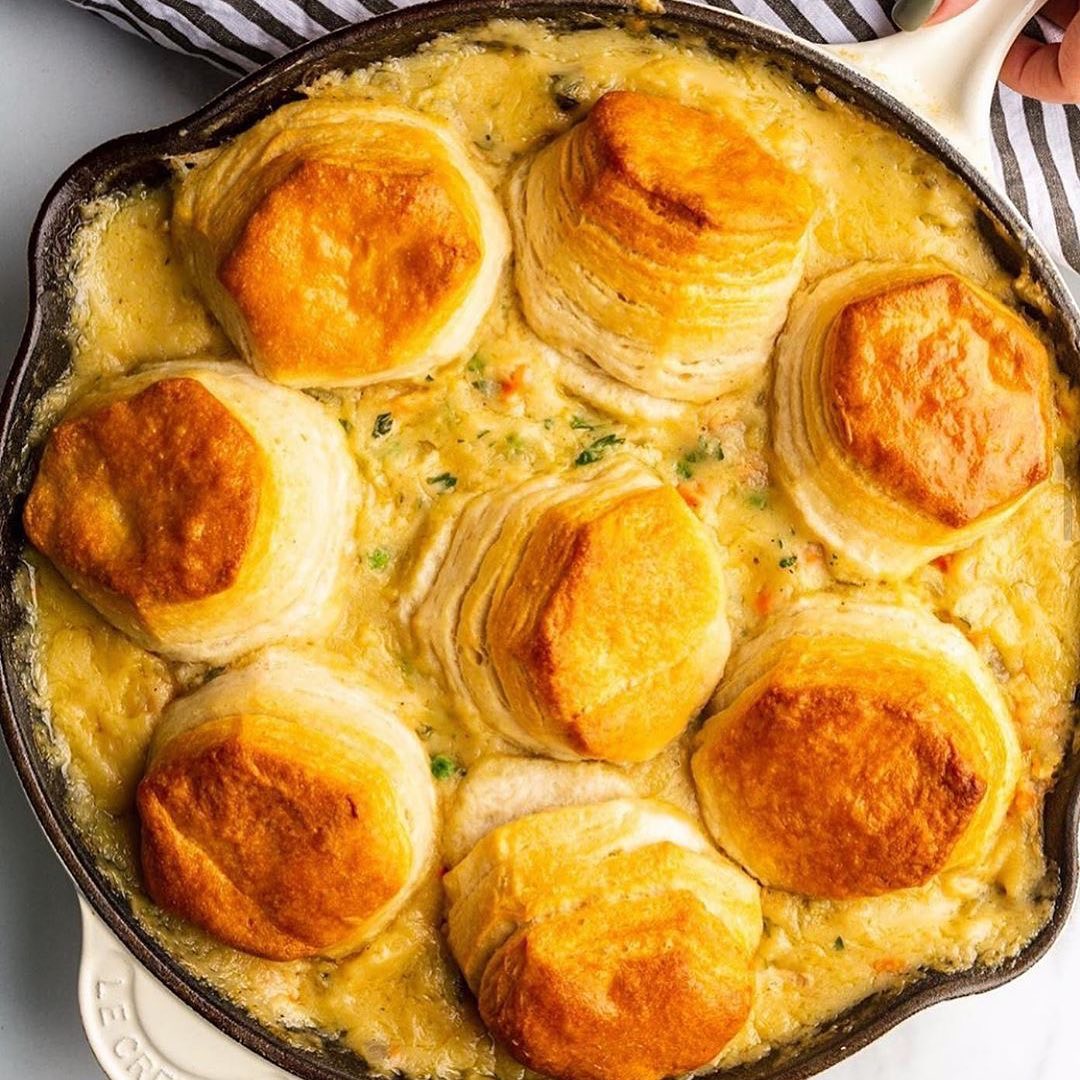 Vegan Biscuit Pot Pie