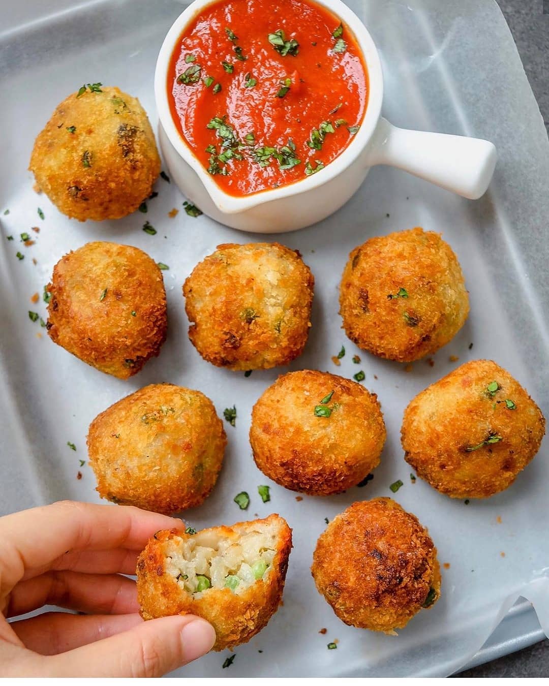 Homemade Marinara Sauce for Arancini Balls