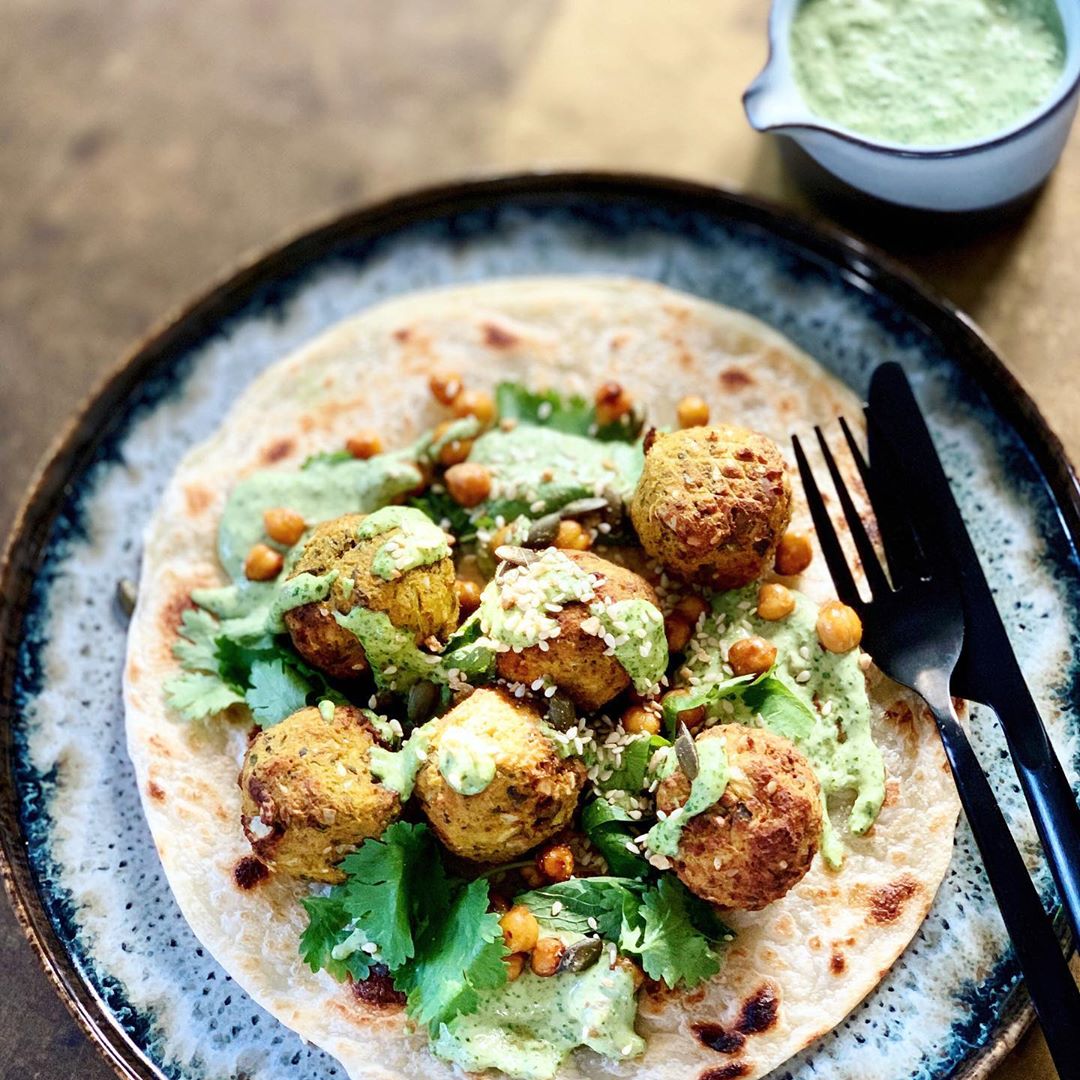 Roast Pumpkin Falafel