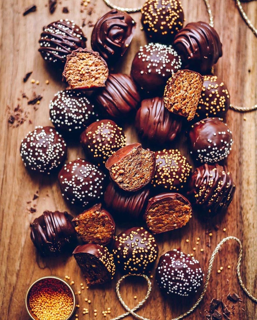 Chocolate Covered Peanut Butter Truffles