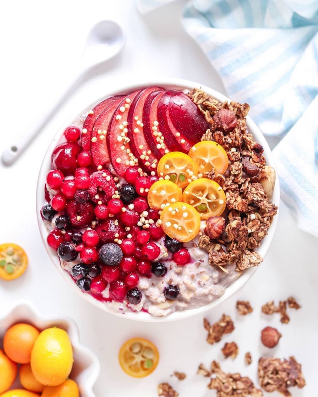 Coconut Berry Yogurt Overnight Oats