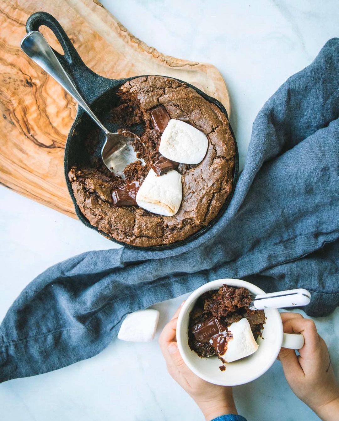 Skillet Chocolate Brownie
