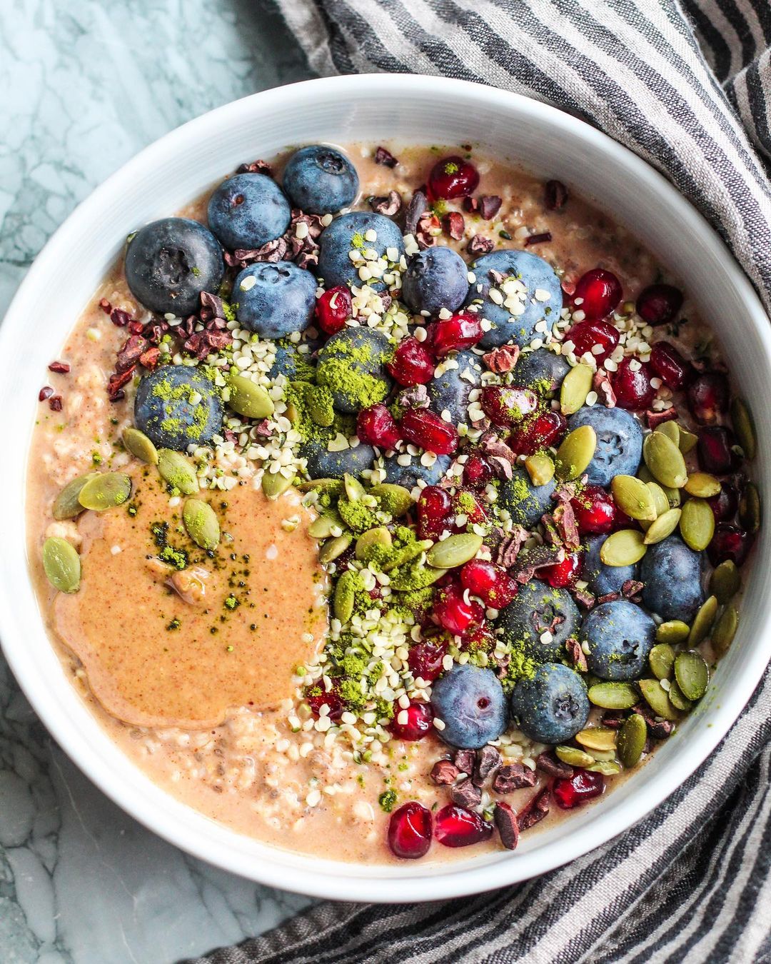 Quick Instant Oats with Chia and Dates