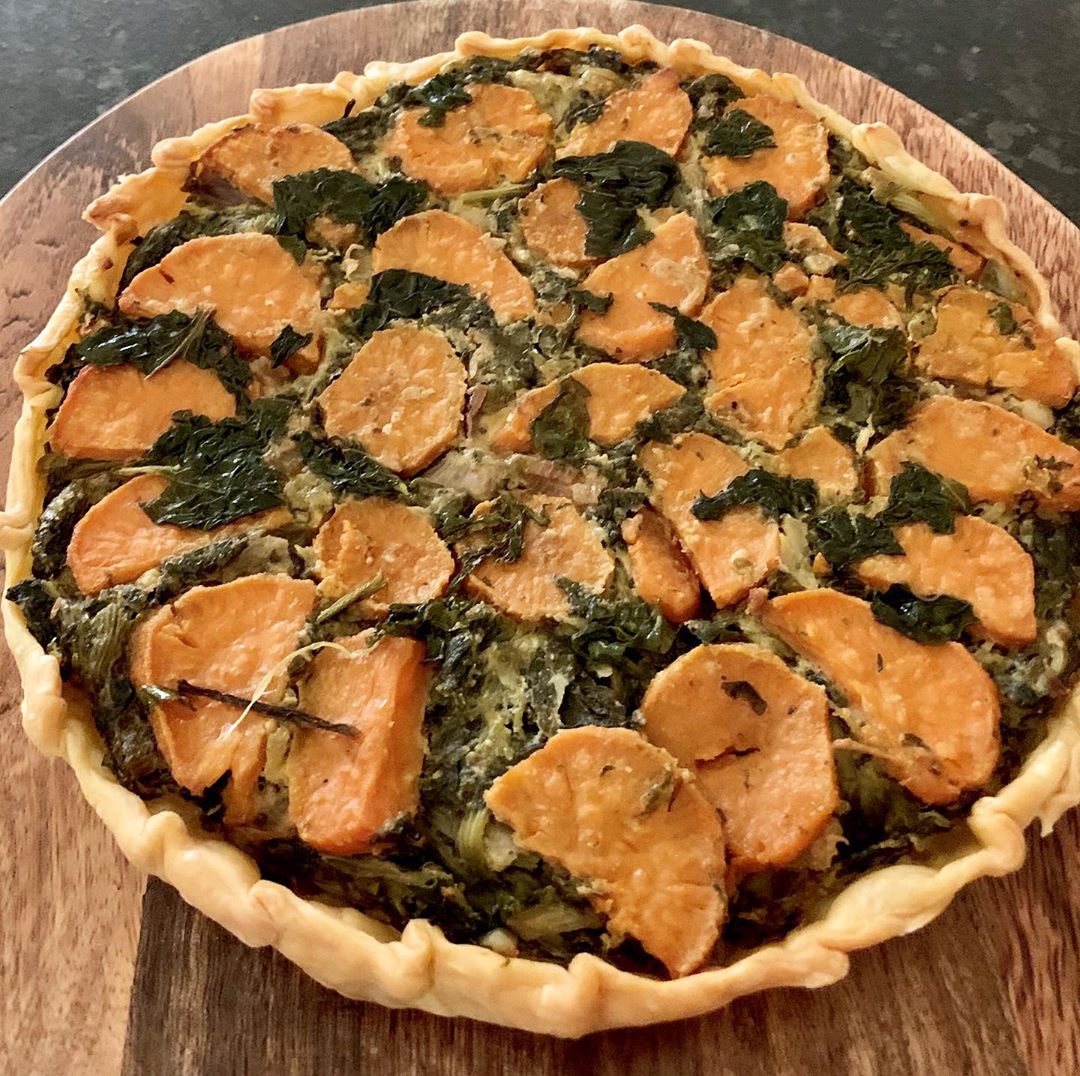 Spinach and Sweet Potato Pie