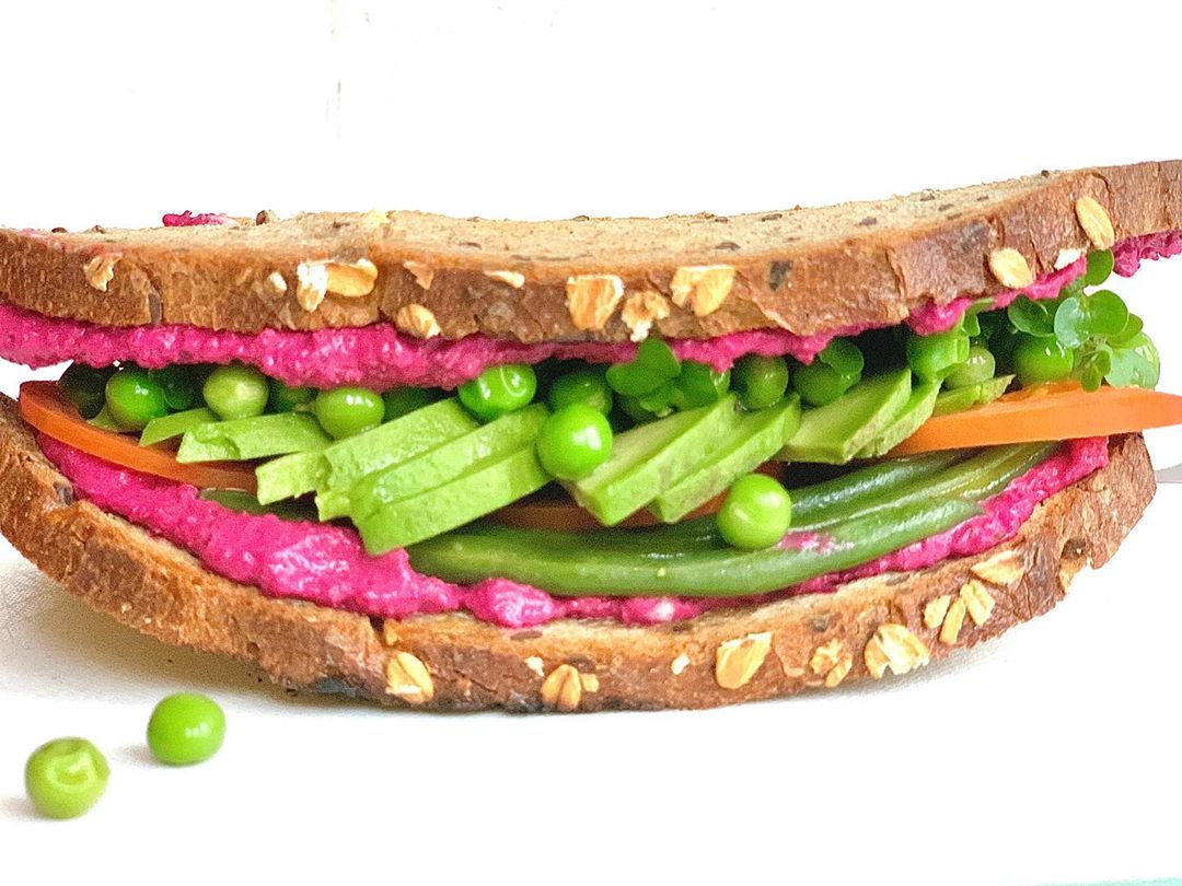 Lean Green Pick-Me-Up Sandwich