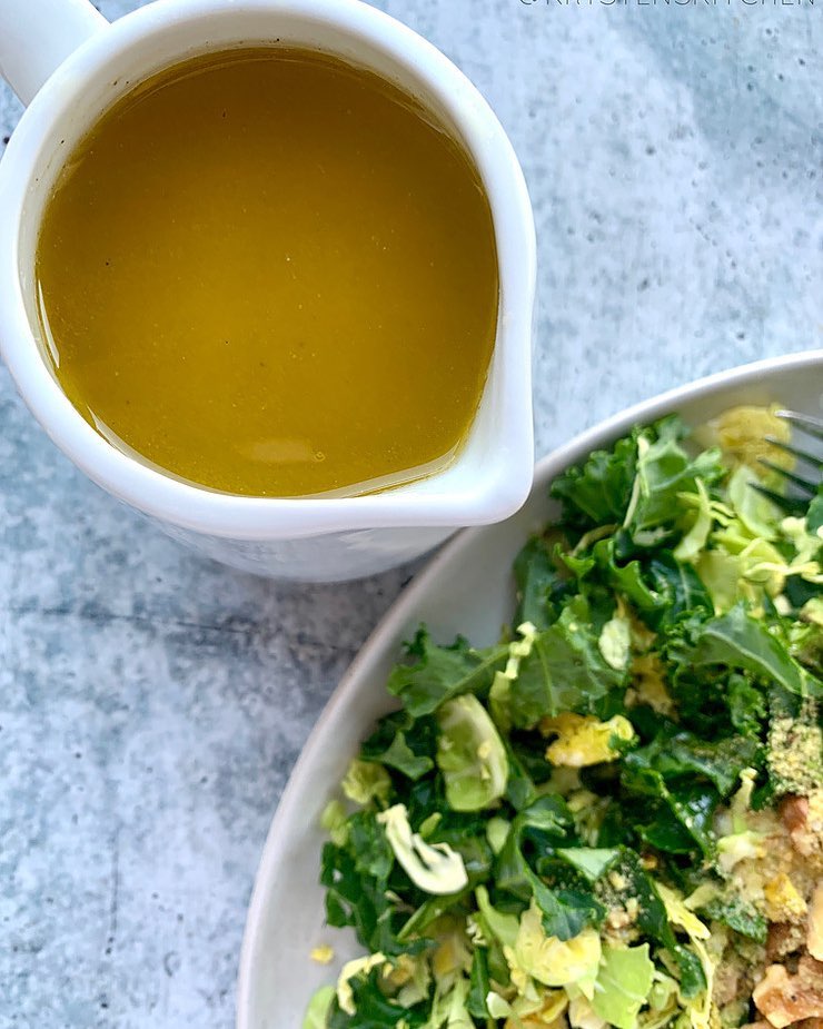 Crunchy Kale and Brussels Salad