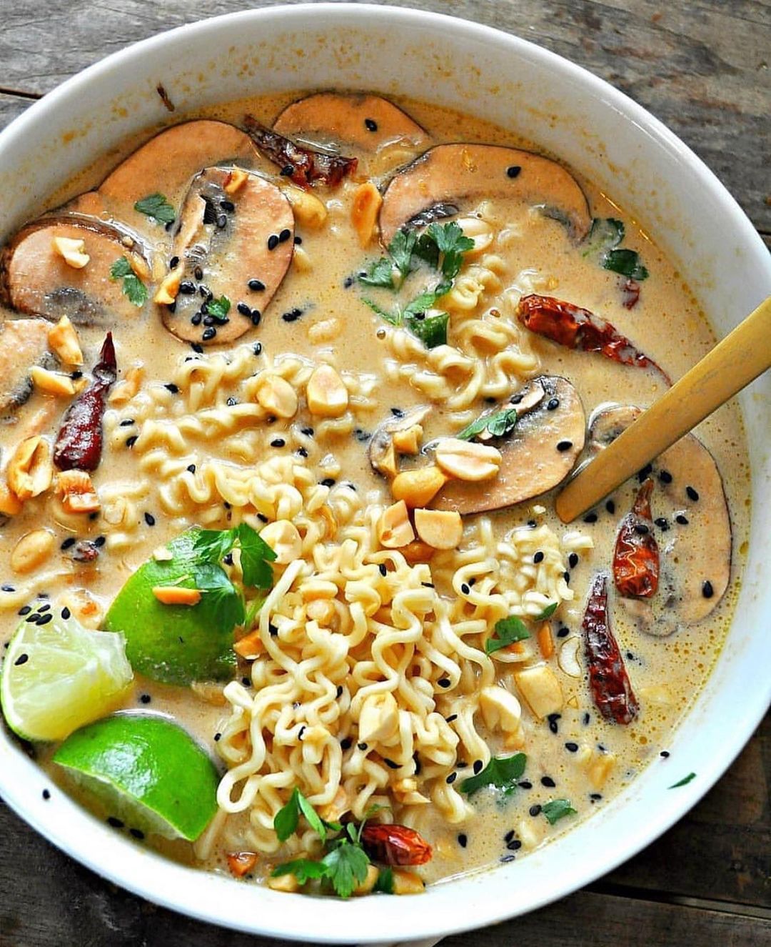 Spicy Thai Peanut Ramen