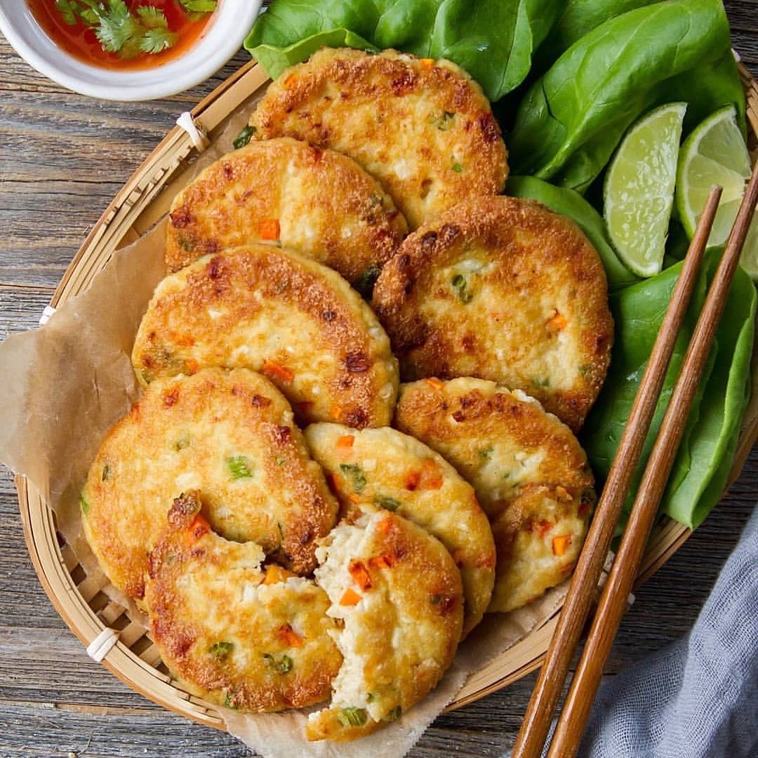 Golden Tofu Cakes
