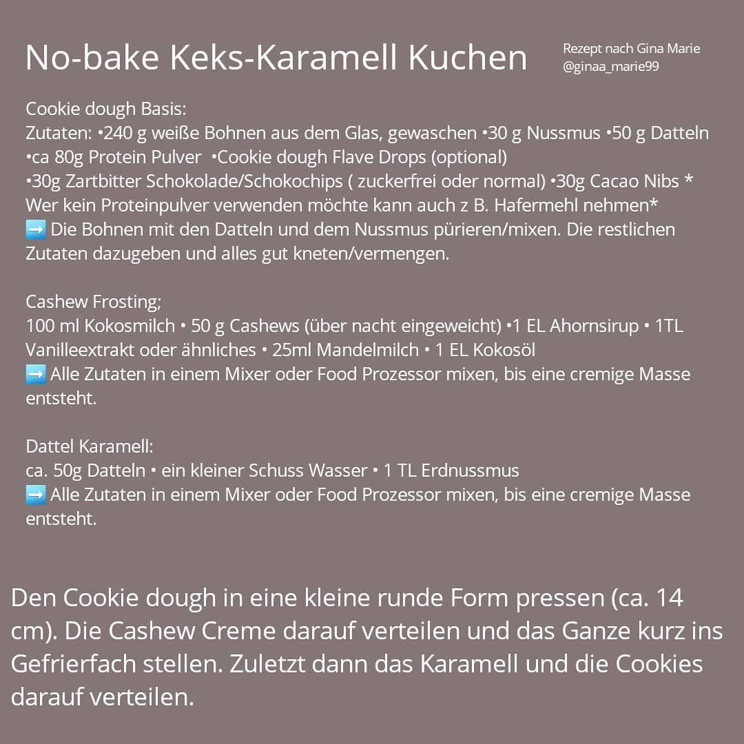 No Bake Cookie Caramel Cake