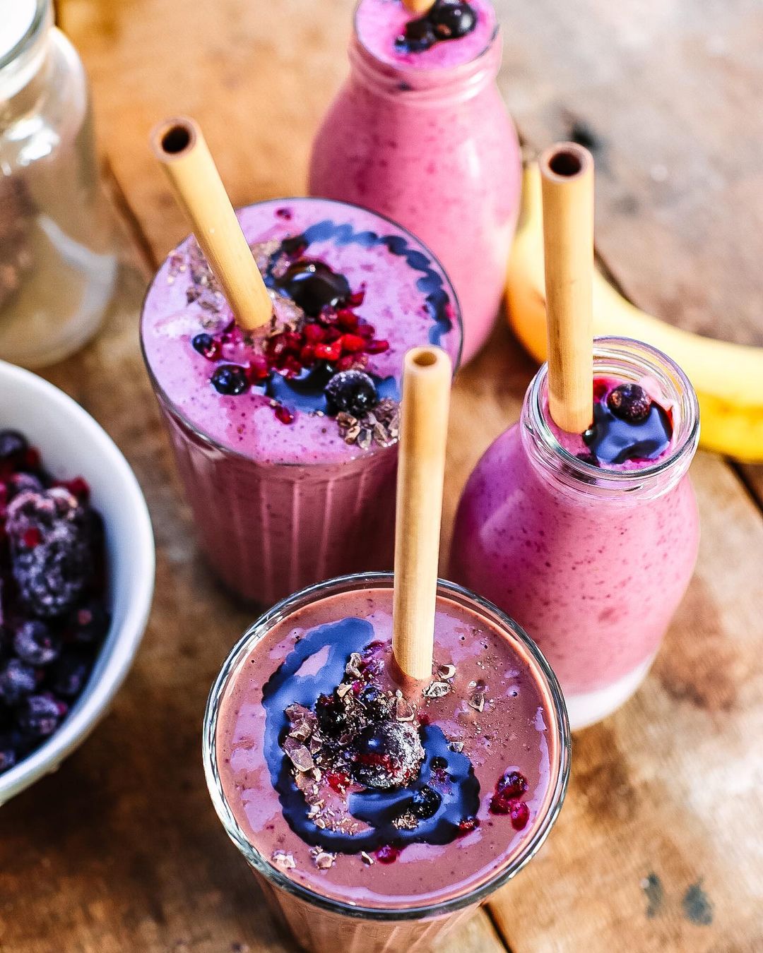 Tasty Vegan Acai Berry Smoothie Blend
