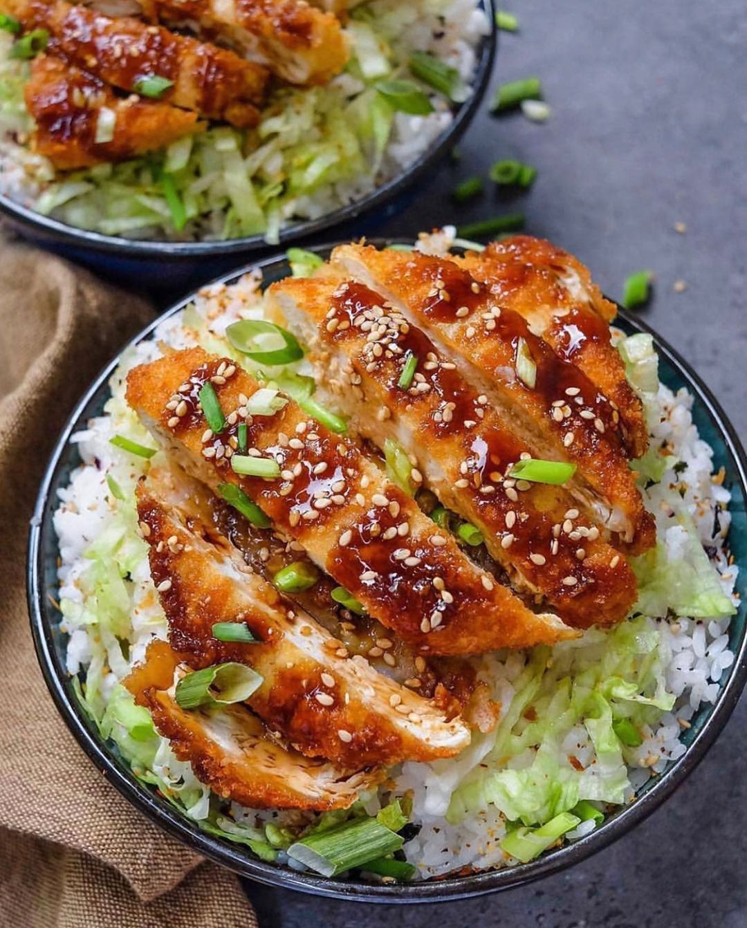 Teriyaki Katsu Rice Bowls