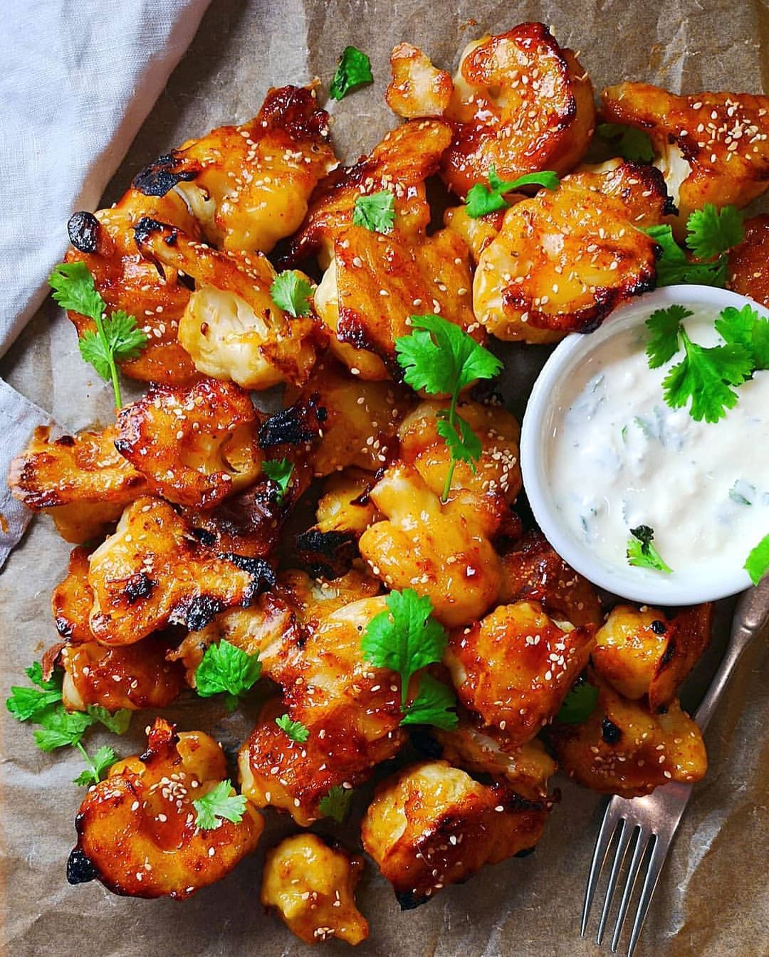 Teriyaki Cauliflower Bites