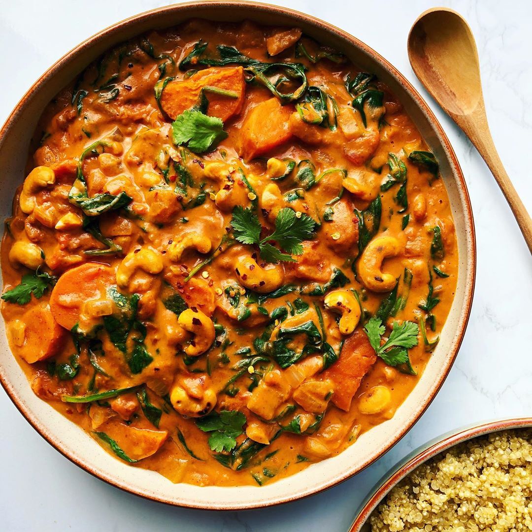 Sweet Potato and Peanut Curry