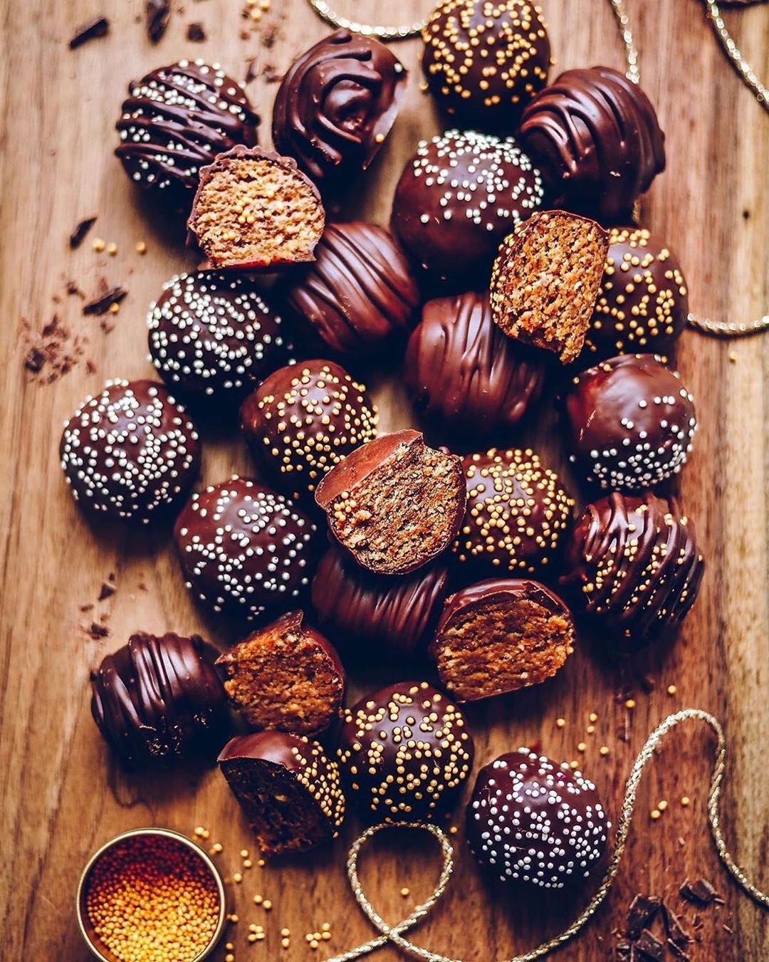 Chocolate Covered Peanut Butter Truffles