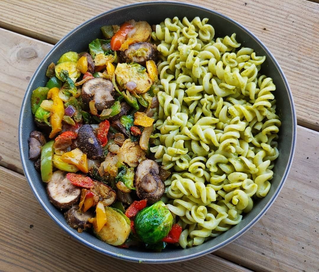 Vegan Kale Walnut Pesto