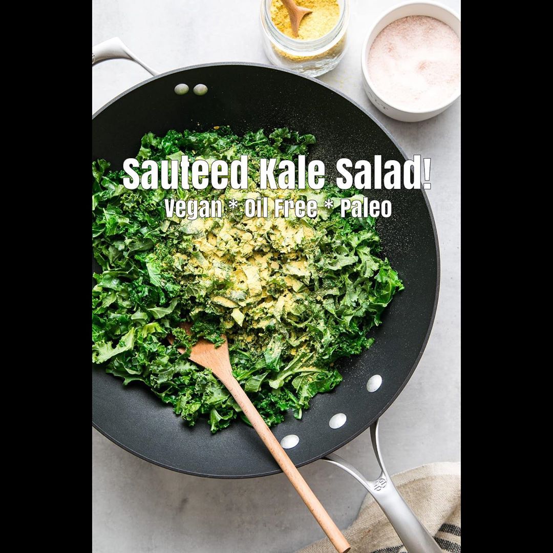 Sauteed Kale Salad! (Oil Free)