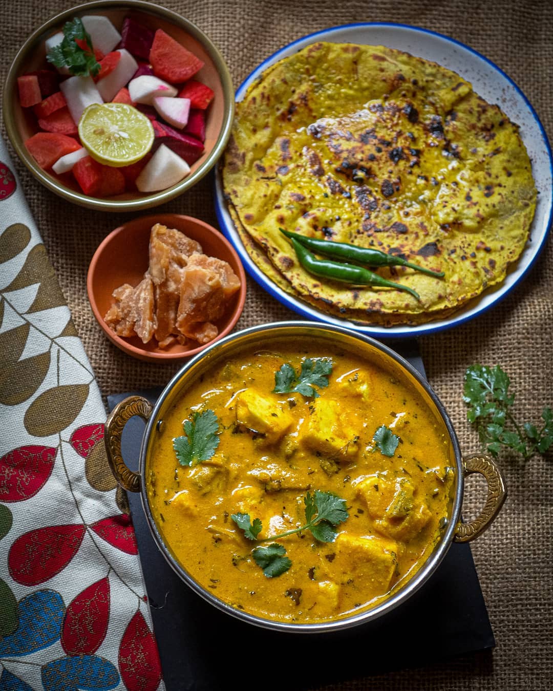 Delicious Paneer Lababdar Indian Curry Dish