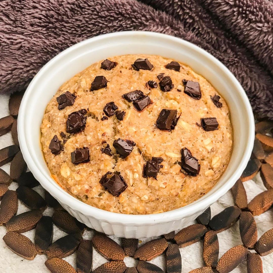 Chocolate Chip Cookie Dough Baked Oats