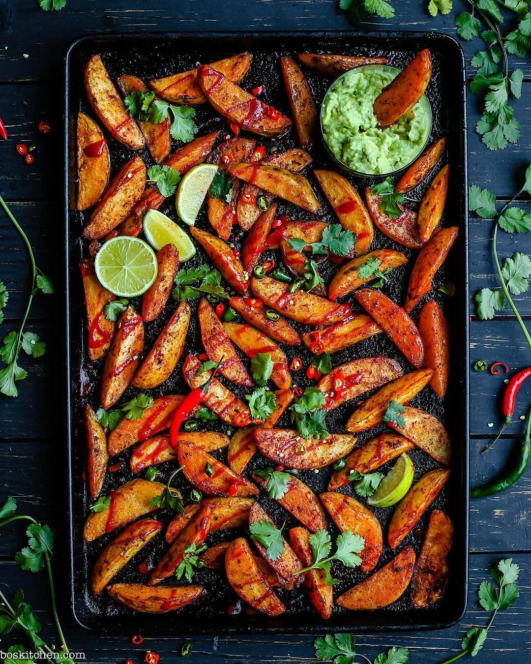 Crispy Spiced Fries with Fresg Guac