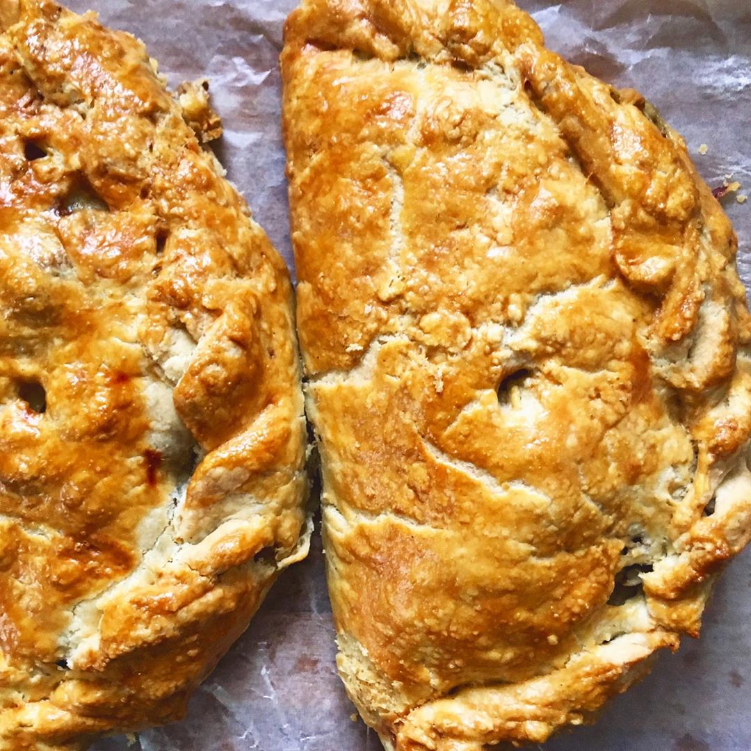 Homemade Cornish Pasty with Traditional Filling