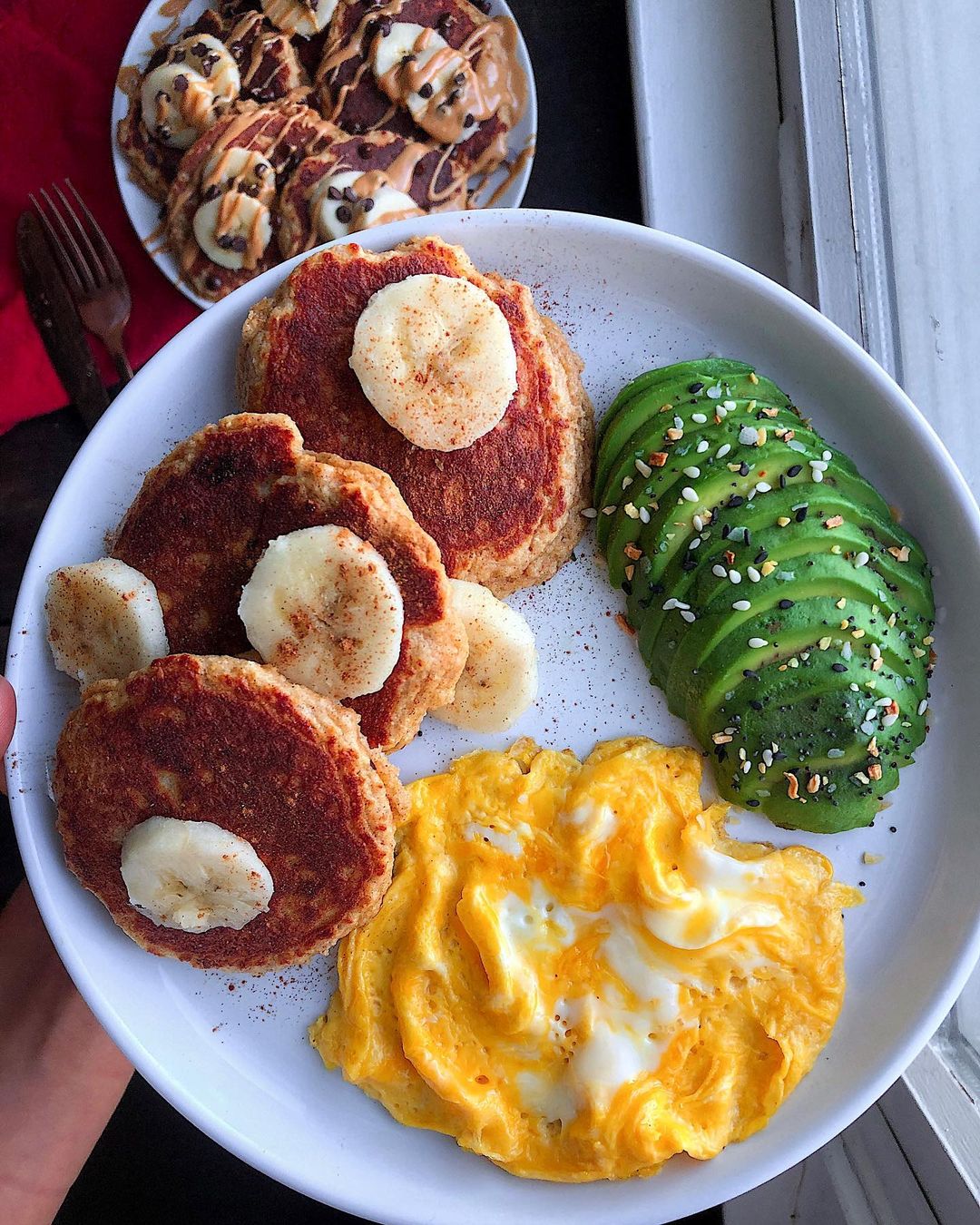 Sweet and Savory Banana Pancakes