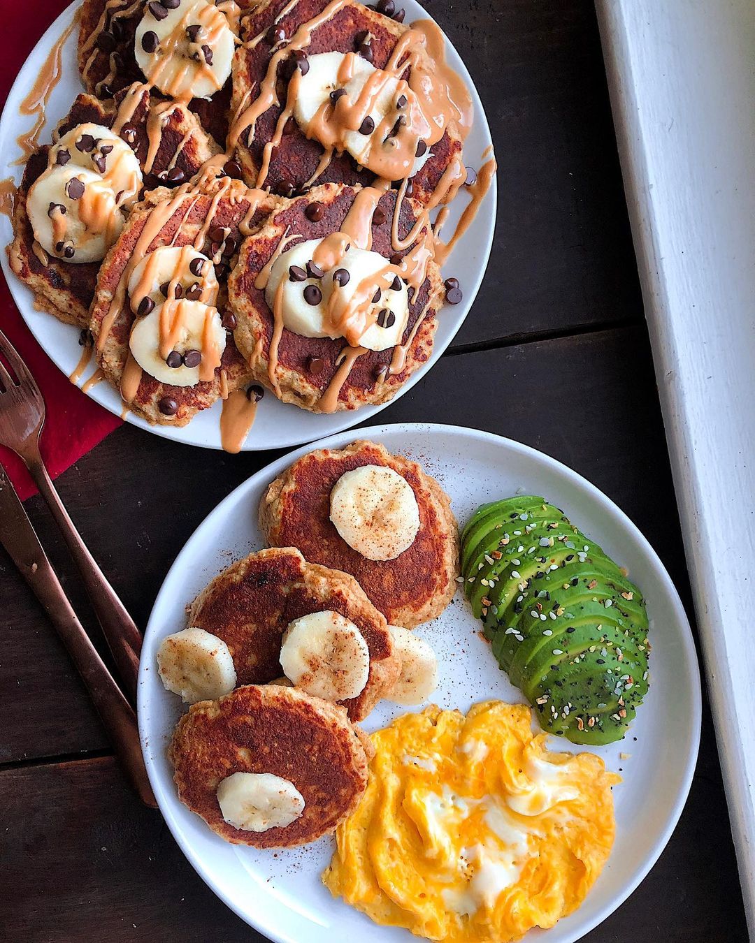 Sweet and Savory Banana Pancakes