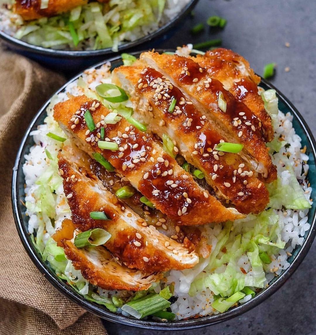Teriyaki Katsu Rice Bowls