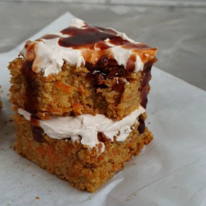 Carrot Oat Breakfast Cake