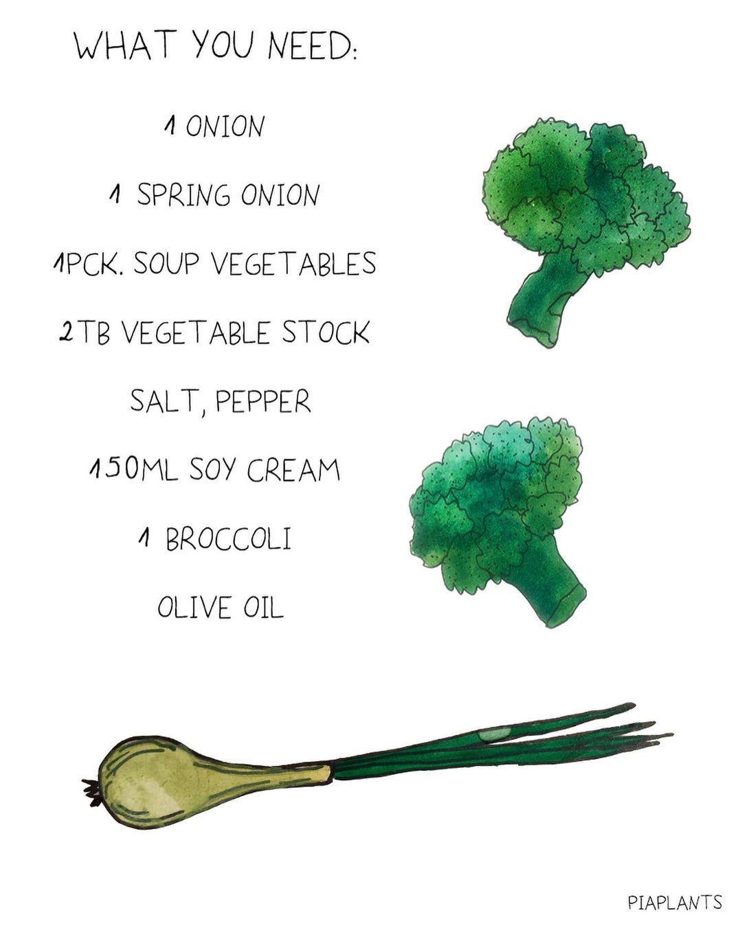 Homemade Creamy Broccoli and Vegetable Soup