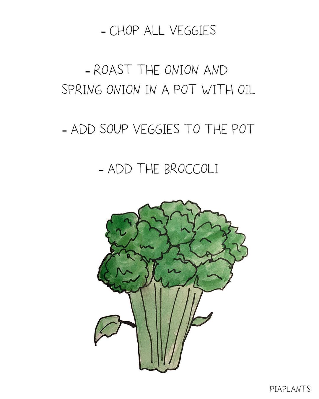 Homemade Creamy Broccoli and Vegetable Soup