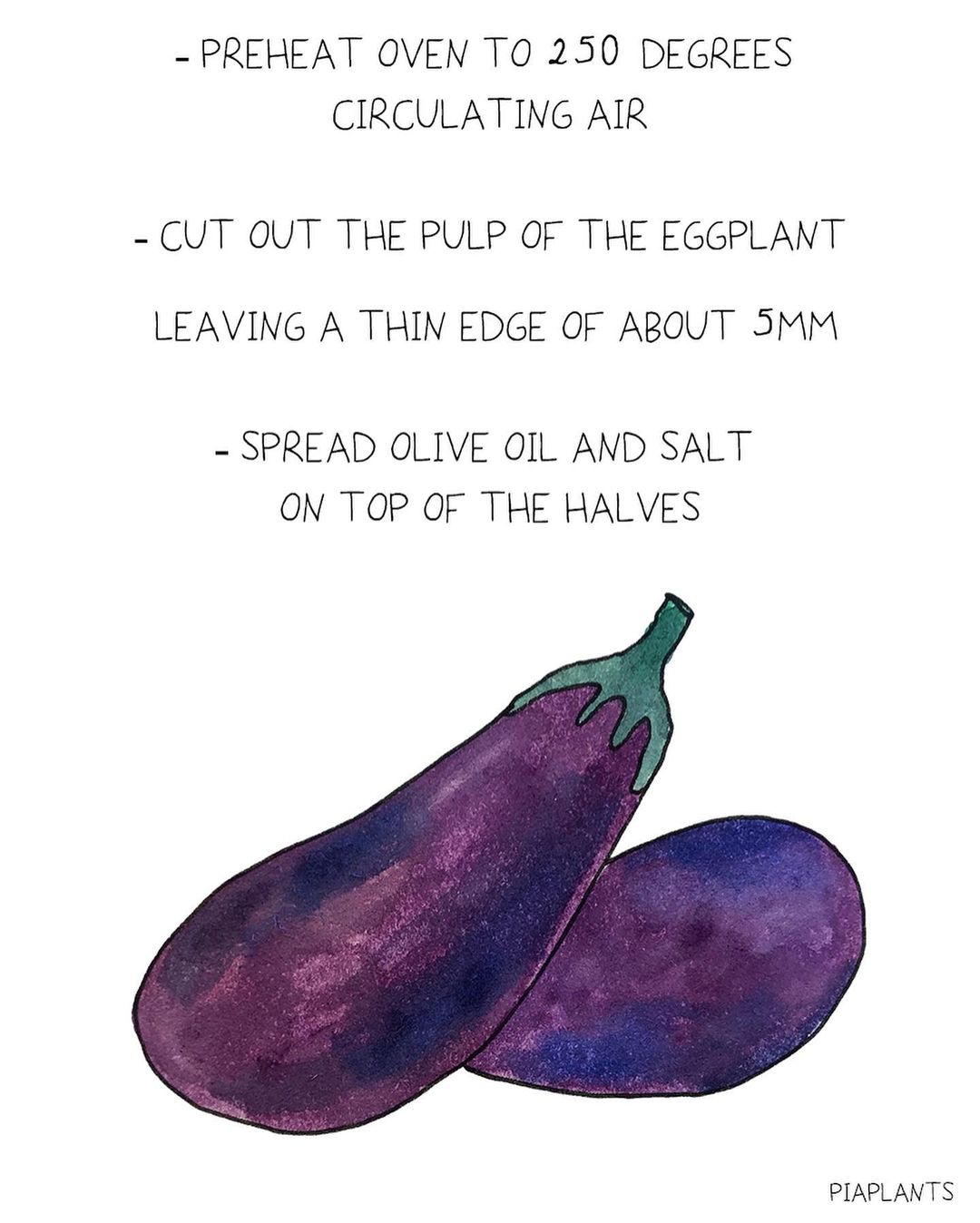 Warming Filled Eggplant