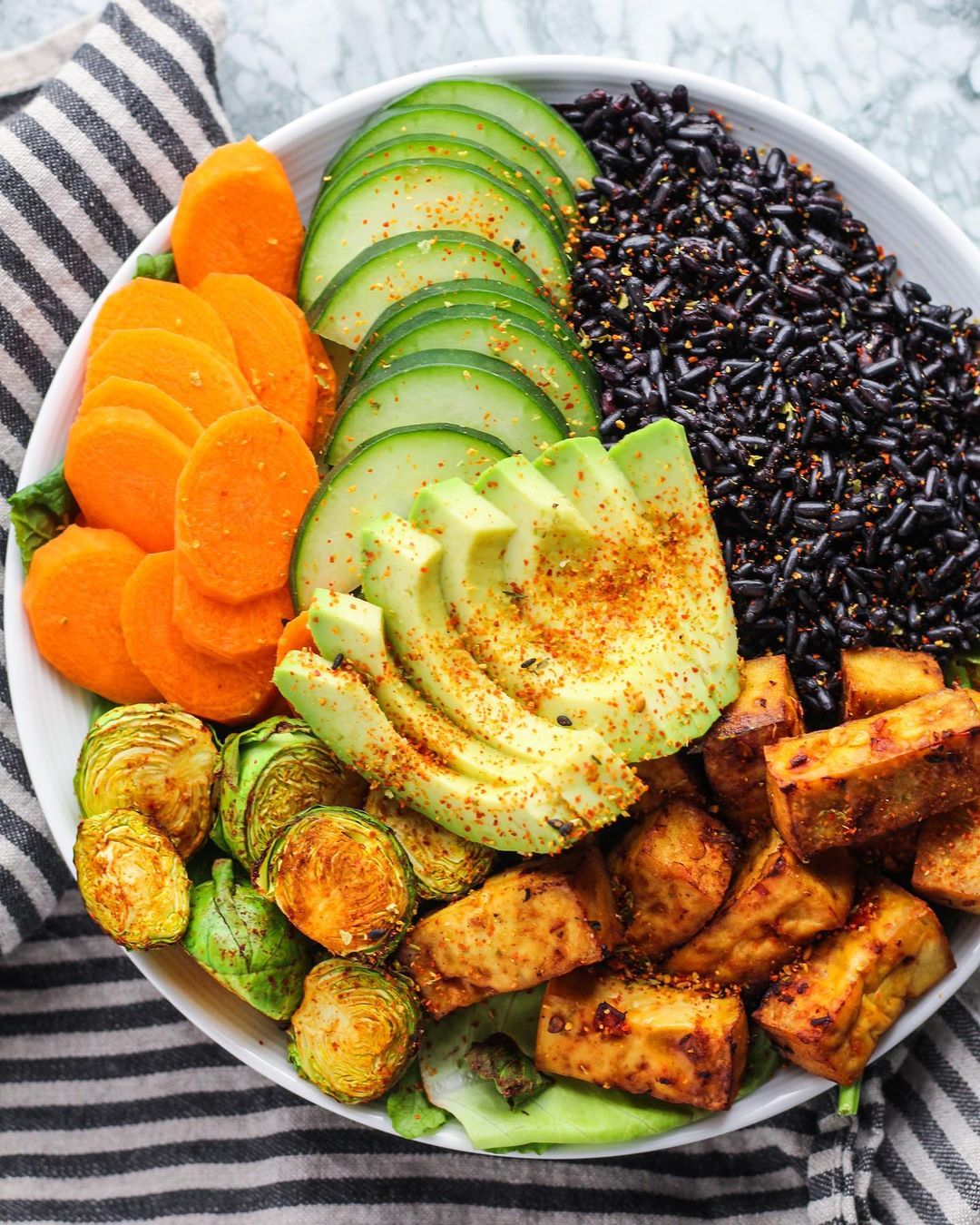 Baked Garlic Chili Tofu