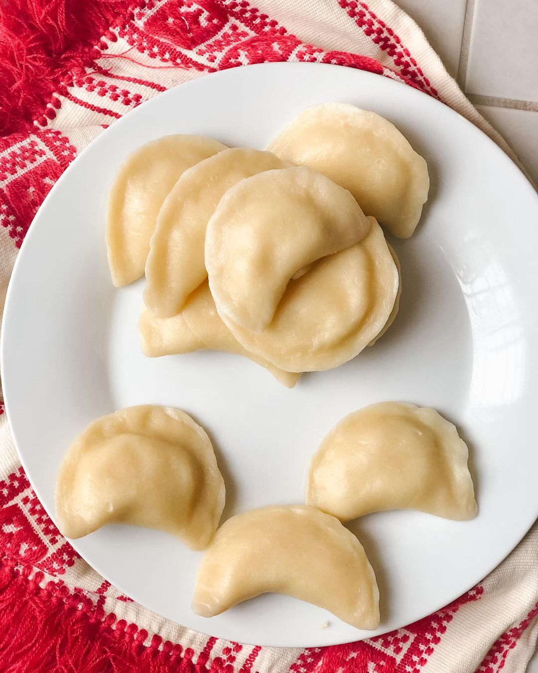 Homemade Ukrainian Perogies for Christmas Eve