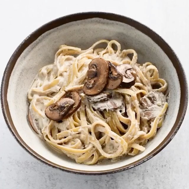 Creamy Vegan Mushroom Pasta