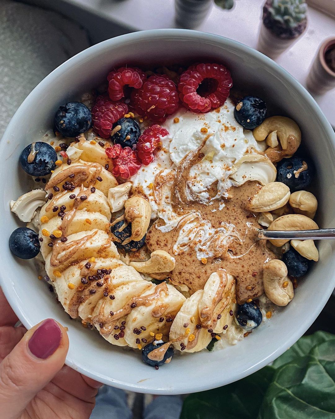 Salted Almond Butter and Cream Overnight Oats