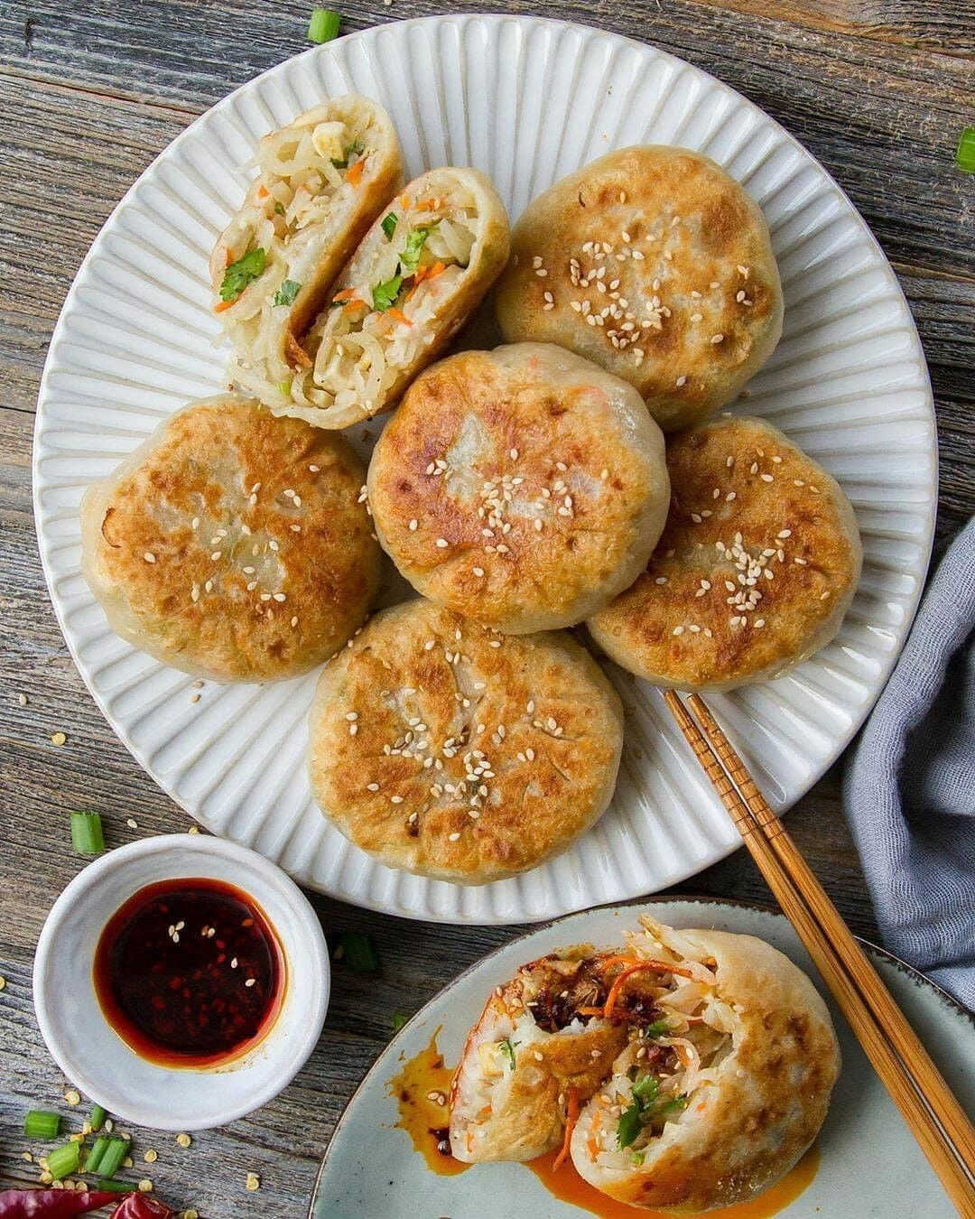 Pan-fried Daikon Radish Buns