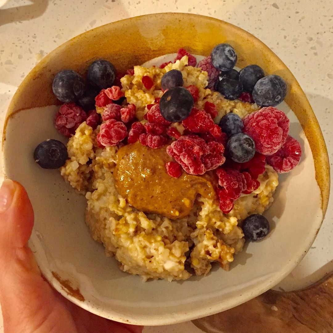 Salted Caramel Latte Oats Bowl