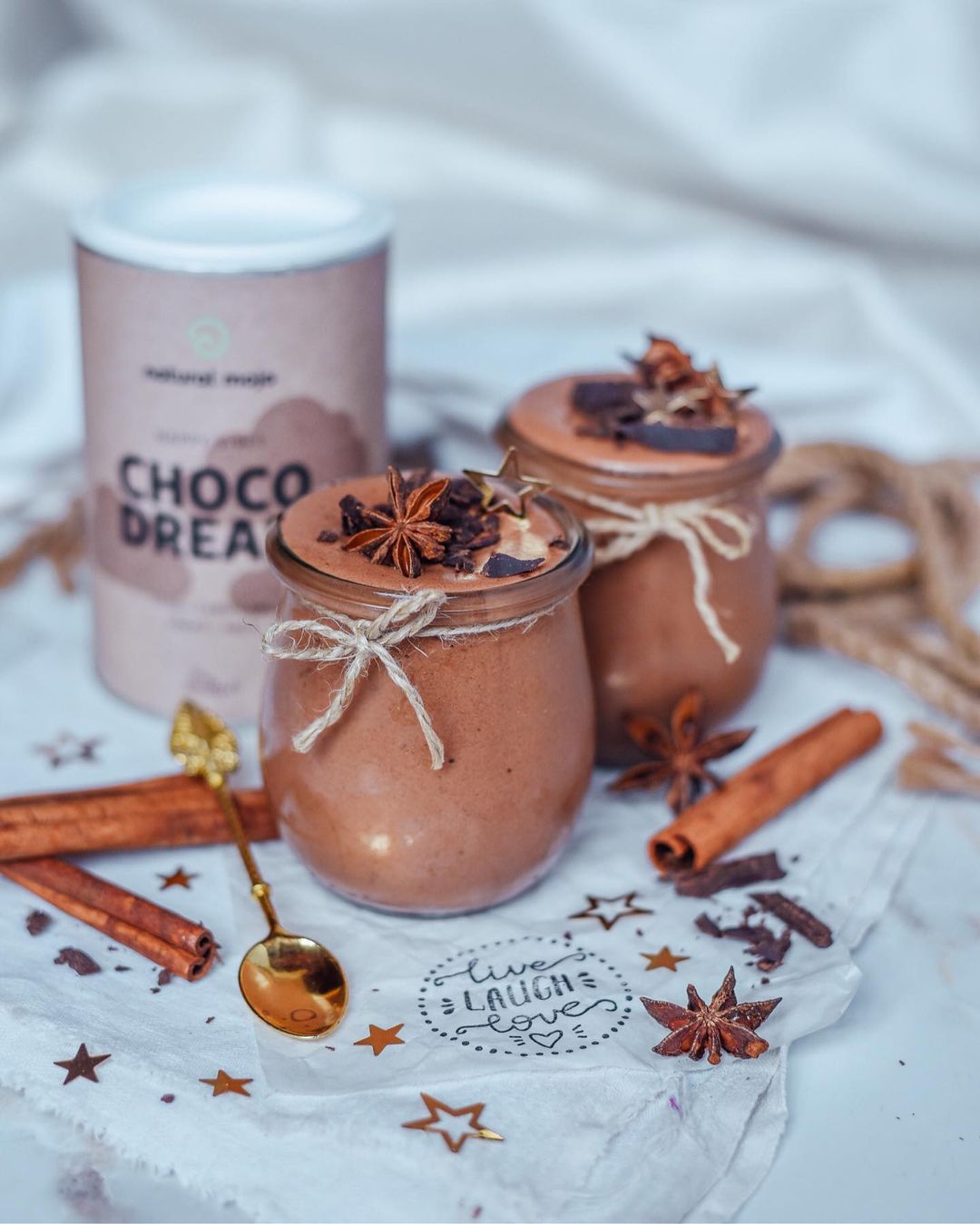 Vegan Chocolate Mousse with Natural Mojo Choco Dream