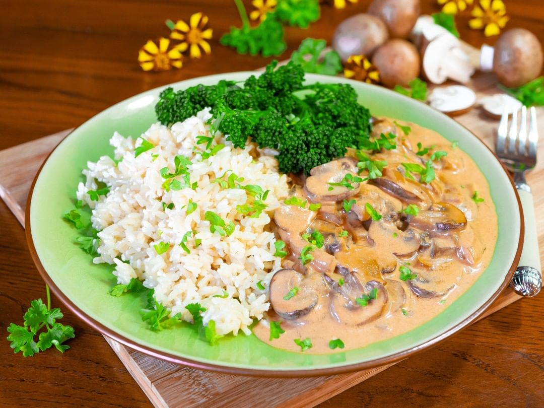 Creamy Vegan Mushroom Stroganoff