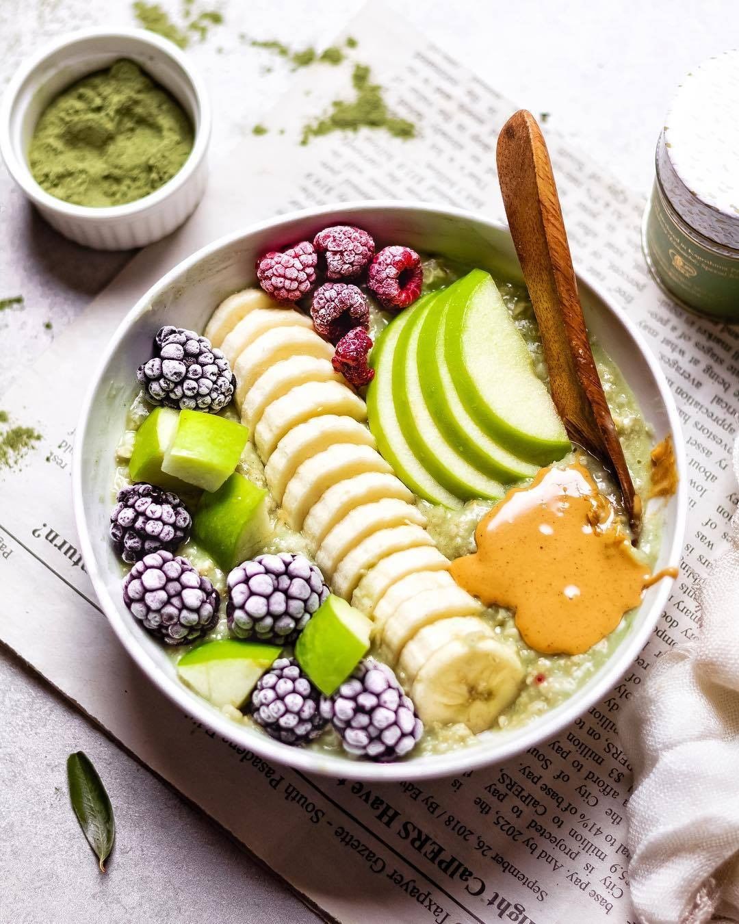Vanilla Matcha Oats