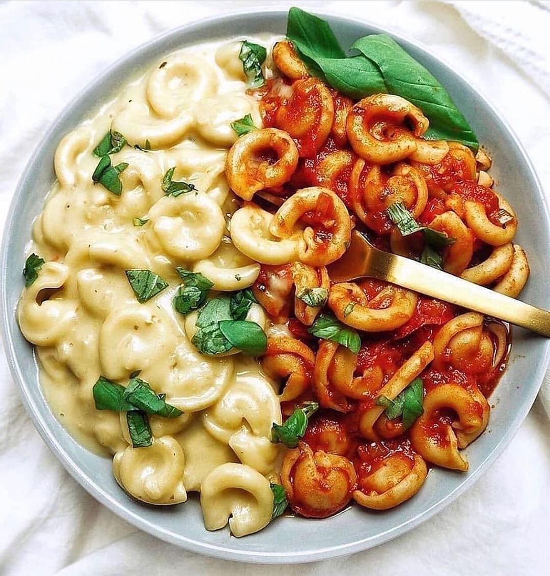 Pasta with Tomato and Cream Sauce