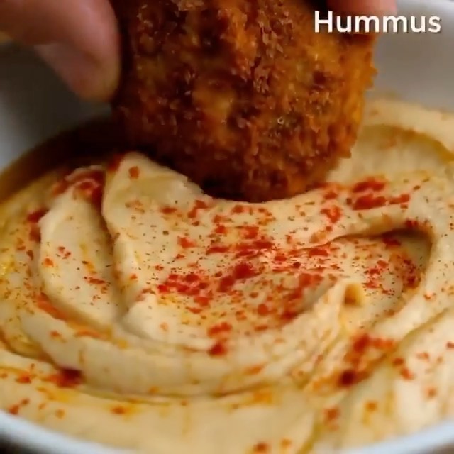 Vegan Popcorn Falafel with Hummus and Salad